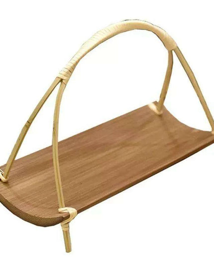 Stylish Bamboo Serving Platter Set for Sushi, Dumplings, and Sweet Treats