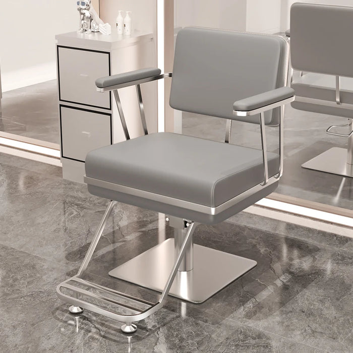 Hydraulic Salon Chair with Reclining Function - Ideal for Shampooing & Makeup Artist
