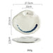 Artisanal Japanese Ceramic Plate for Elegant Dining Experiences