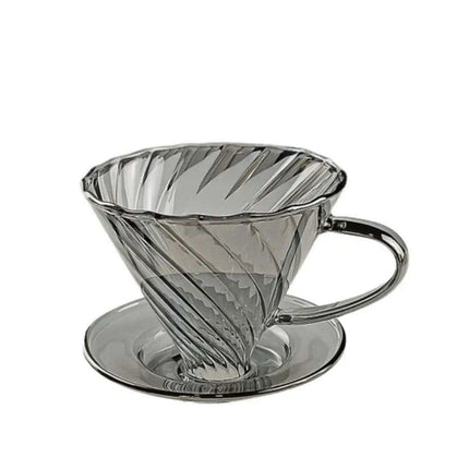 Stylish Borosilicate Glass Coffee Brewing Kit with Precision V-Funnel - Available in 300ml and 600ml Sizes