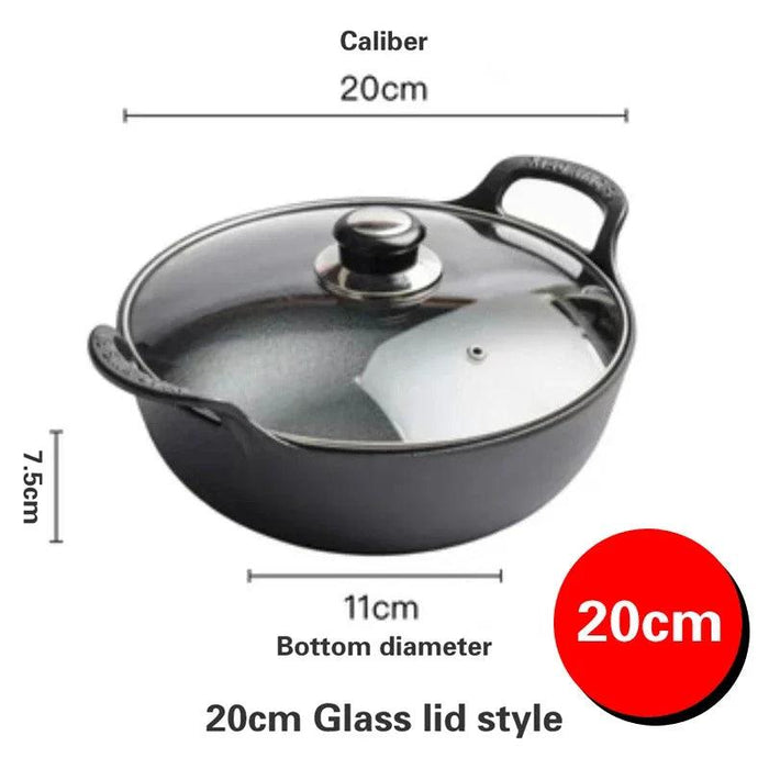 Cast Iron Cooking Pot for Authentic Chinese and Japanese Cuisine - Enhance Your Culinary Creations