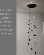 hang black 15 light
