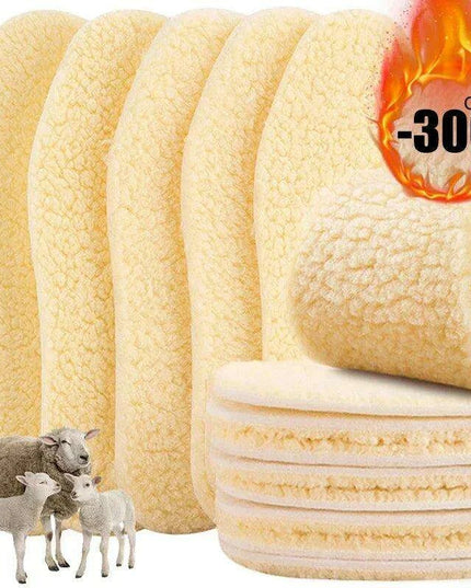 Plush Heated Insoles for Ultimate Winter Warmth - Cashmere-Like Thermal Shoe Pads for Cold Adventures