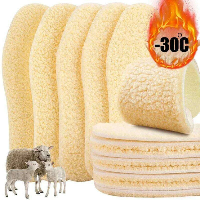 Plush Heated Insoles for Ultimate Winter Warmth - Cashmere-Like Thermal Shoe Pads for Cold Adventures