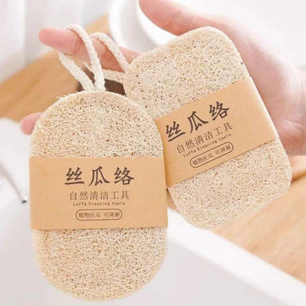 Eco-Friendly Loofah Dish Scrubber Pad Made from Natural Plant Fibers