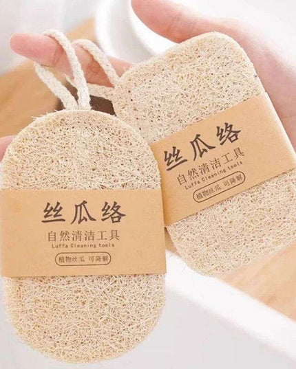Eco-Friendly Loofah Dish Scrubber Pad Made from Natural Plant Fibers