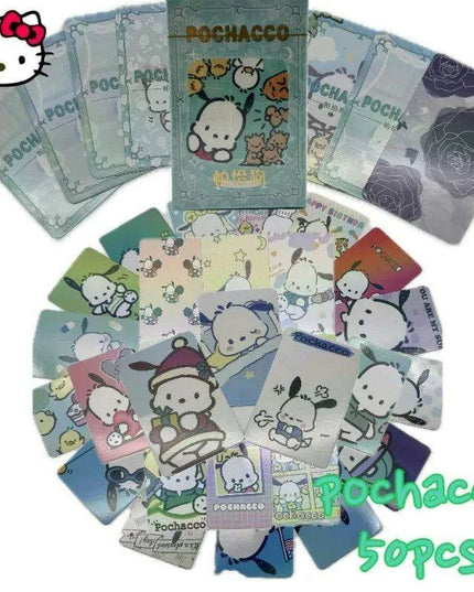 Whimsical Sanrio Characters Laser Photo Card Collection - Dreamy Wonderland Edition