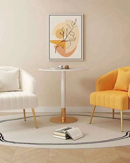 Chic Cream Velvet Lounge Armchair