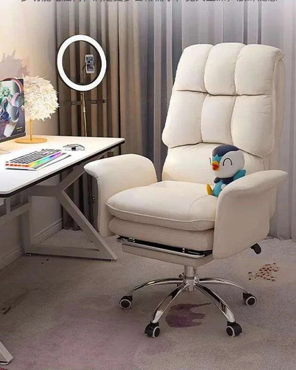 Premium Adjustable Leather Gaming Recliner with Ergonomic Design