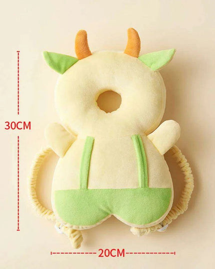 Bee-Themed Toddler Safety Backpack with Adjustable Headguard for Safe Adventures