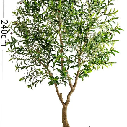 6Ft / 7Ft / 8Ft Large Faux Artificial Olive Tree Lifelike Tall Decorative Plant For Home & Outdoor Decoration 6ft-7ft-8ft-large-faux-artificial-olive-tree-lifelike-tall-decorative-plant-for-home-outdoor-decoration