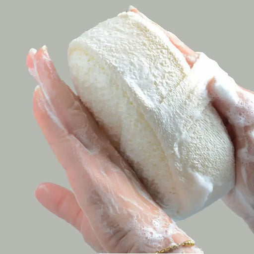 Exfoliating Loofah Shower Sponge for Gentle Body Scrubbing and Cleansing