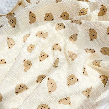 Autumn Comfort Fleece Baby Swaddle and Quilt Blanket