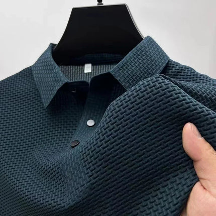 Men's Short Sleeve Polo Shirt — Breathable Summer Top