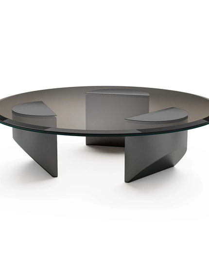 Elegant Nordic Transparent Round Coffee Table