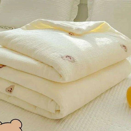 Cooling Lightweight Summer Comfort Quilt for Single Beds - Soft Air-Conditioning Blanket/Duvet