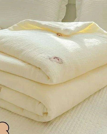 Cooling Lightweight Summer Comfort Quilt for Single Beds - Soft Air-Conditioning Blanket/Duvet