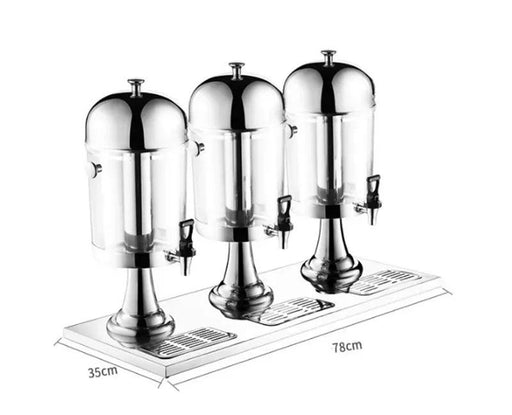 Stainless Steel Self-Serve Cold Beverage Dispenser - Premium Drink Server