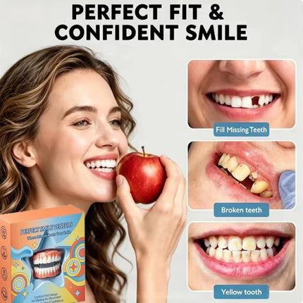 Upper & Lower Silicone Cosmetic Dental Covers