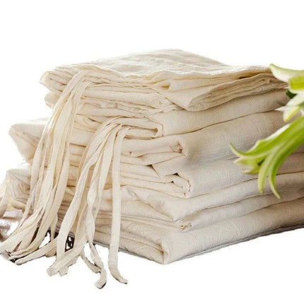 Premium Natural White Cotton Luxury Bedding Set - Elegant Duvet Covers & Sheets for Ultimate Comfort