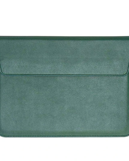 Sleek PU Leather Laptop Sleeve - Compatible with MacBook and Huawei - Chic Tech Accessory for Everyday Use