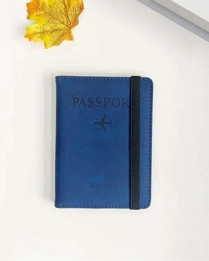 Stylish Genuine Leather RFID Passport Holder for Trendy Travelers