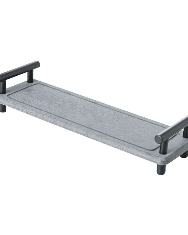 Quick Dry Stainless Steel Bathroom Sink Organizer with Soap and Sponge Holder