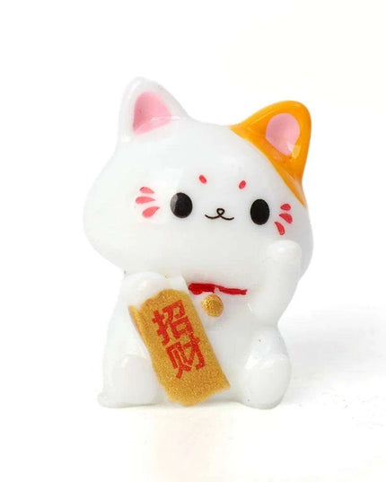 Lucky Cat Dashboard Charms - Maneki Neko Car Accessories for Good Fortune