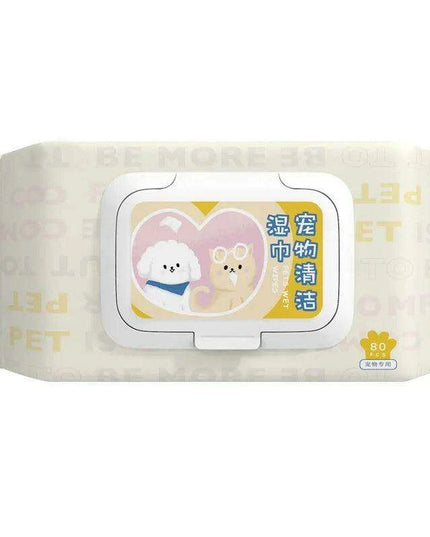 Pet Dental Care & Hygiene Wipes for Dogs and Cats - 80 Count