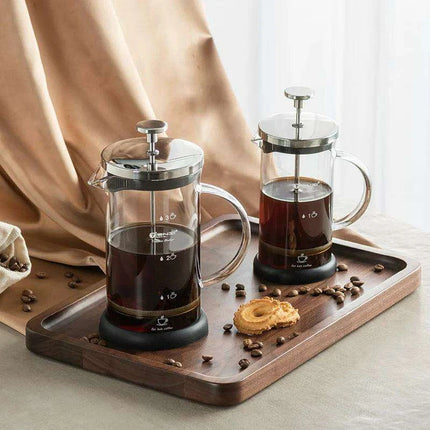 Elegant Handcrafted French Press - Premium Heat-Resistant Glass Coffee Maker for Exceptional Flavor Extraction