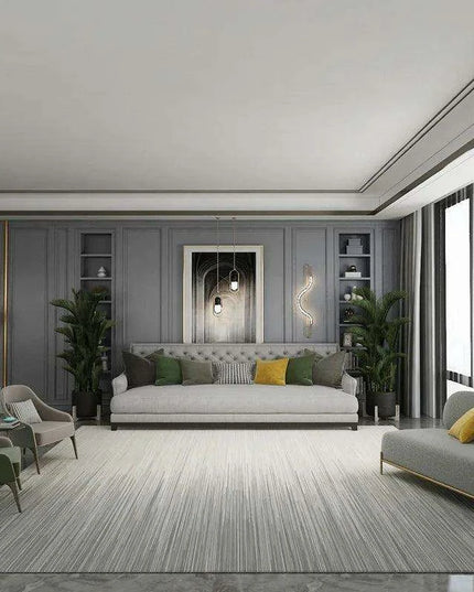 Sophisticated Modern Geometric Area Rug: Essential for Stylish Interiors