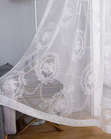 Luxurious French-Style Black Velvet Lace Blackout Drapes with Romantic Ruffles for Stylish Interiors