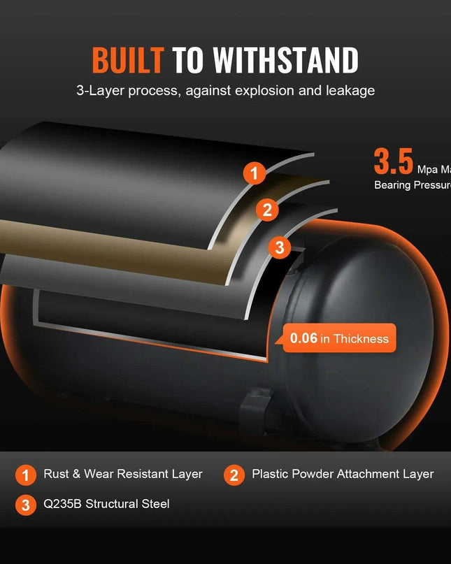 Whisper-Quiet Oil-Free Air Compressor Kit for Home and Automotive Use - Compact 9L, 18L, 24L, 35L Inflator