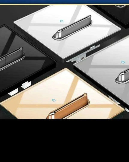 Elegant LED Crystal Glass Light Switch Panel - Versatile Multi-Gang Control System