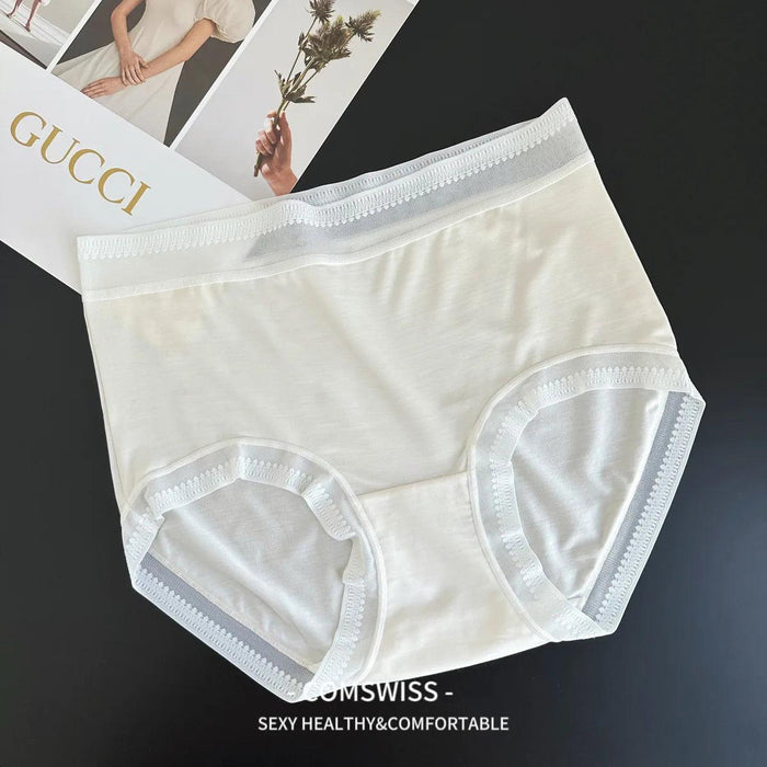 Modal Comfort Women's Underwear - Luxurious Mid-Rise Panties for Everyday Elegance