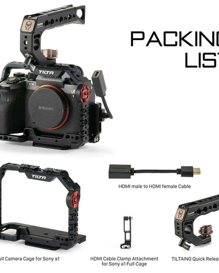 TILTA Sony a7 Series Complete Camera Cage Bundle with Quick Release Handle and Armor Protection