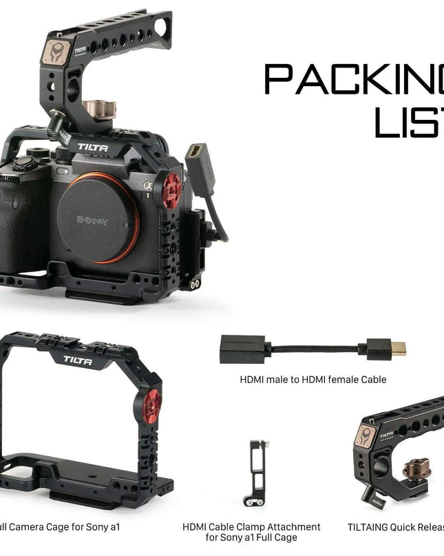 TILTA Sony a7 Series Complete Camera Cage Bundle with Quick Release Handle and Armor Protection