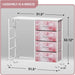 8-Drawer Hallway Dresser Organizer - Bedroom Storage Unit for Home Organization