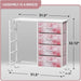 Chic 8-Drawer Storage Chest - Versatile Organizer for Bedroom and Hallway