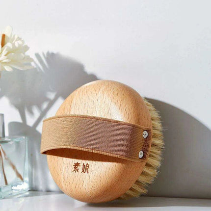 Exfoliating Body Brush for Lean Legs - Bath Scrub Tool for Radiant Skin