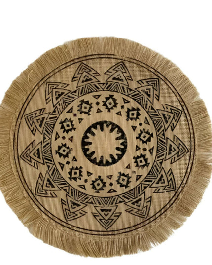 Stylish Non-Slip Jute Round Placemats for Elegant Dining & Entertaining