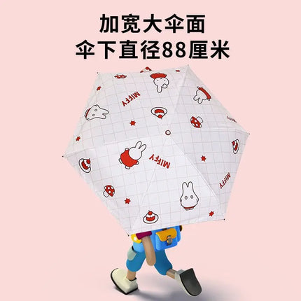 Miffy Mini Folding Umbrella — Compact Sun Protection Parasol for Girls