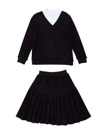 Luxurious Velvet Kids Coordinated Ensemble
