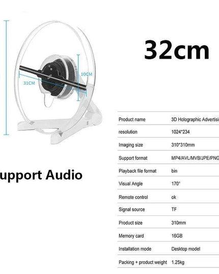 Revolutionary 3D Holographic Advertising Projector - Elevate Your Brand Experience