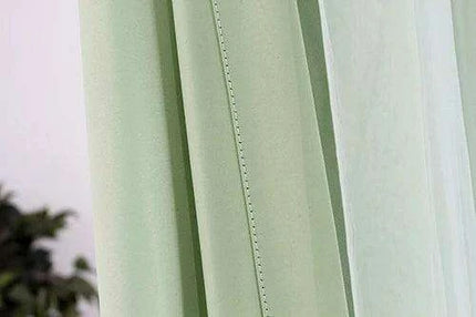 Whimsical Lace-Trimmed Blackout Curtains in Candy Colors for Stylish Girls' Bedrooms