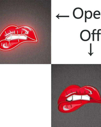 Customizable Neon Cartoon LED Wall Art Light with Dimming Features for Unique Room Decor