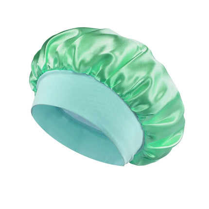 Women Satin Bonnet Hair Bonnet for Sleeping Hair Care Silk Bonnets Solid Wide-brimmed Sleeping Hat with Elastic Soft Band women-satin-bonnet-hair-bonnet-for-sleeping-hair-care-silk-bonnets-solid-wide-brimmed-sleeping-hat-with-elastic-soft-band