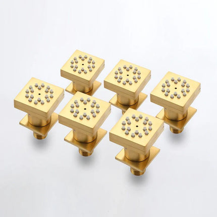 Adjustable Brass Bathroom Sprayer Jet Shower - Dual Function,