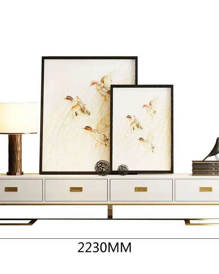 Sophisticated Multi-Functional TV Stand with Ample Storage