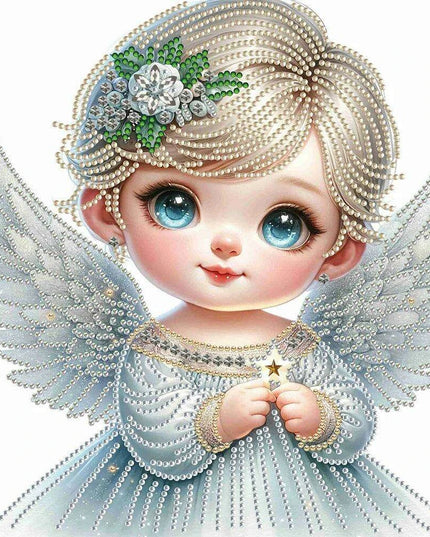 Enchanting Angel 5D Diamond Painting Set - Dazzling DIY Home Decoration